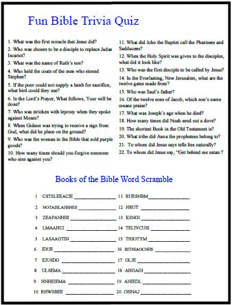 Bible Questions And Answers For Adults 54