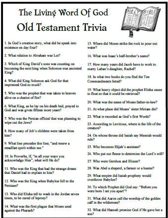 Bible Questions And Answers For Adults 10