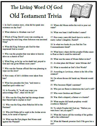 270 Bible Trivia Questions + Answers (New & Old Testament)